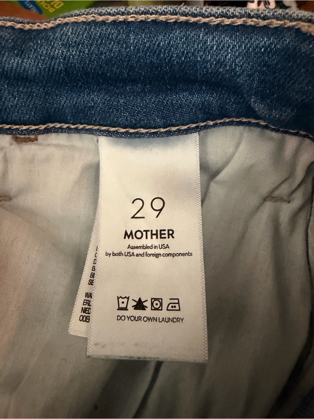 MOTHER High-Rise Flare Jeans in Vintage Blue Wash - Picture 4 of 7